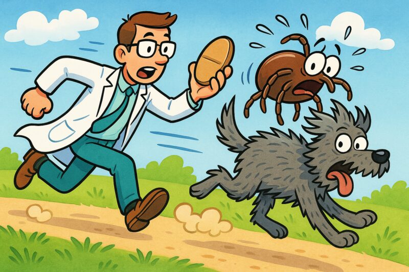 Abb 1 Wettlauf mit der Zecke