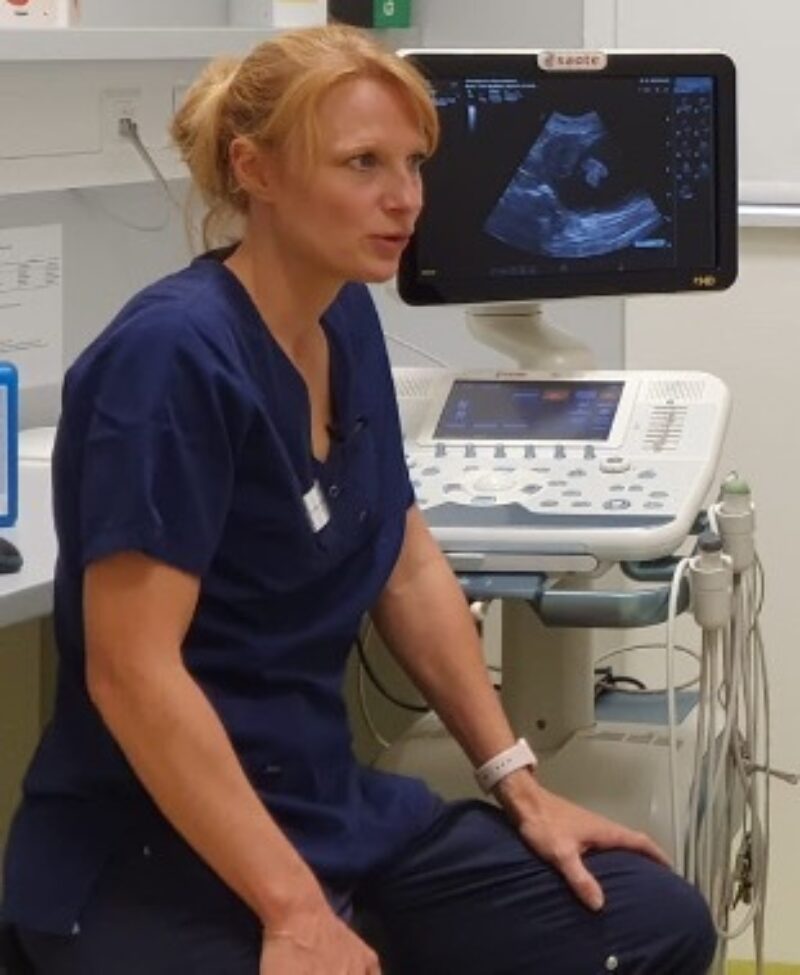 Heike Foto mit Ultraschall